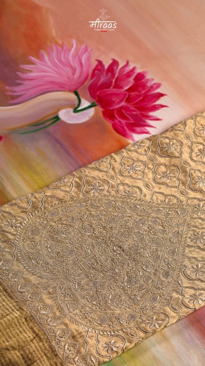 Shahi Paan Zari Silk Shawl