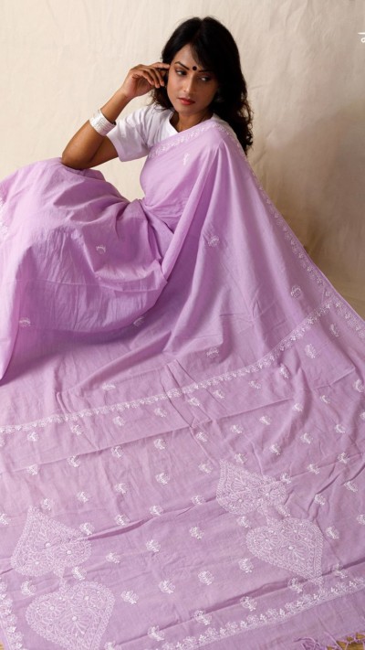 Jamuni Chikankari Saree