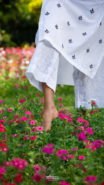 Kairi Chikankari Palazzo Pant
