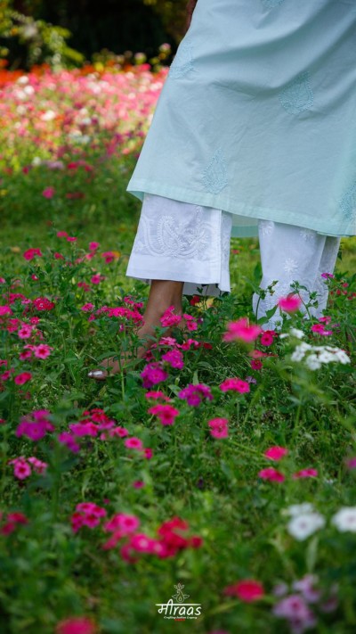 Ambi Chikankari Palazzo Pant