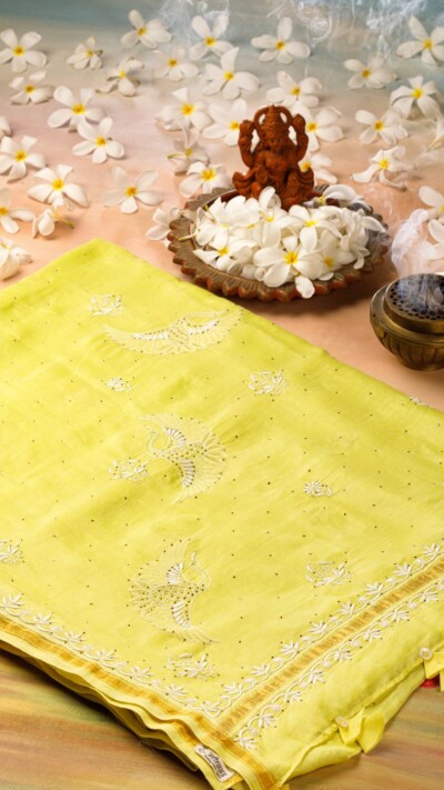 Made on Order | Dance of the Cranes Saree