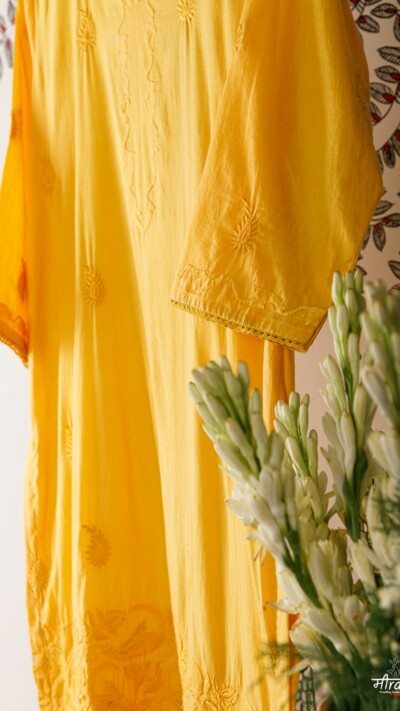 Dussehri Chikankari Kurta