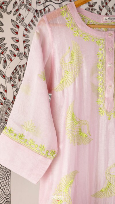 Made on Order | Dance of the Cranes | Rose & Pistachio