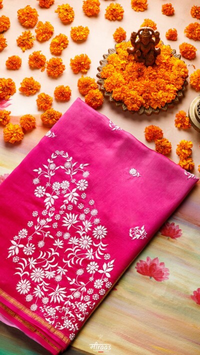 Kannauji Gulaab Saree