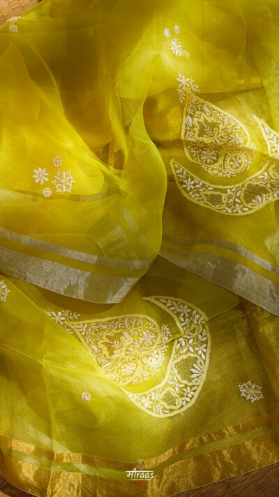 Made on Order Antique Paan Chaand Dupatta