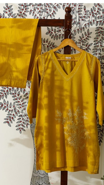 Dhaani Chikankari Co-Ord set