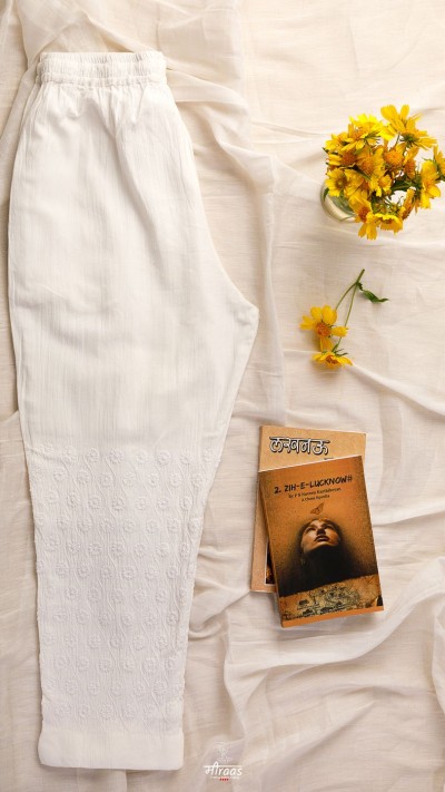 Floral Vine Chikankari Pant